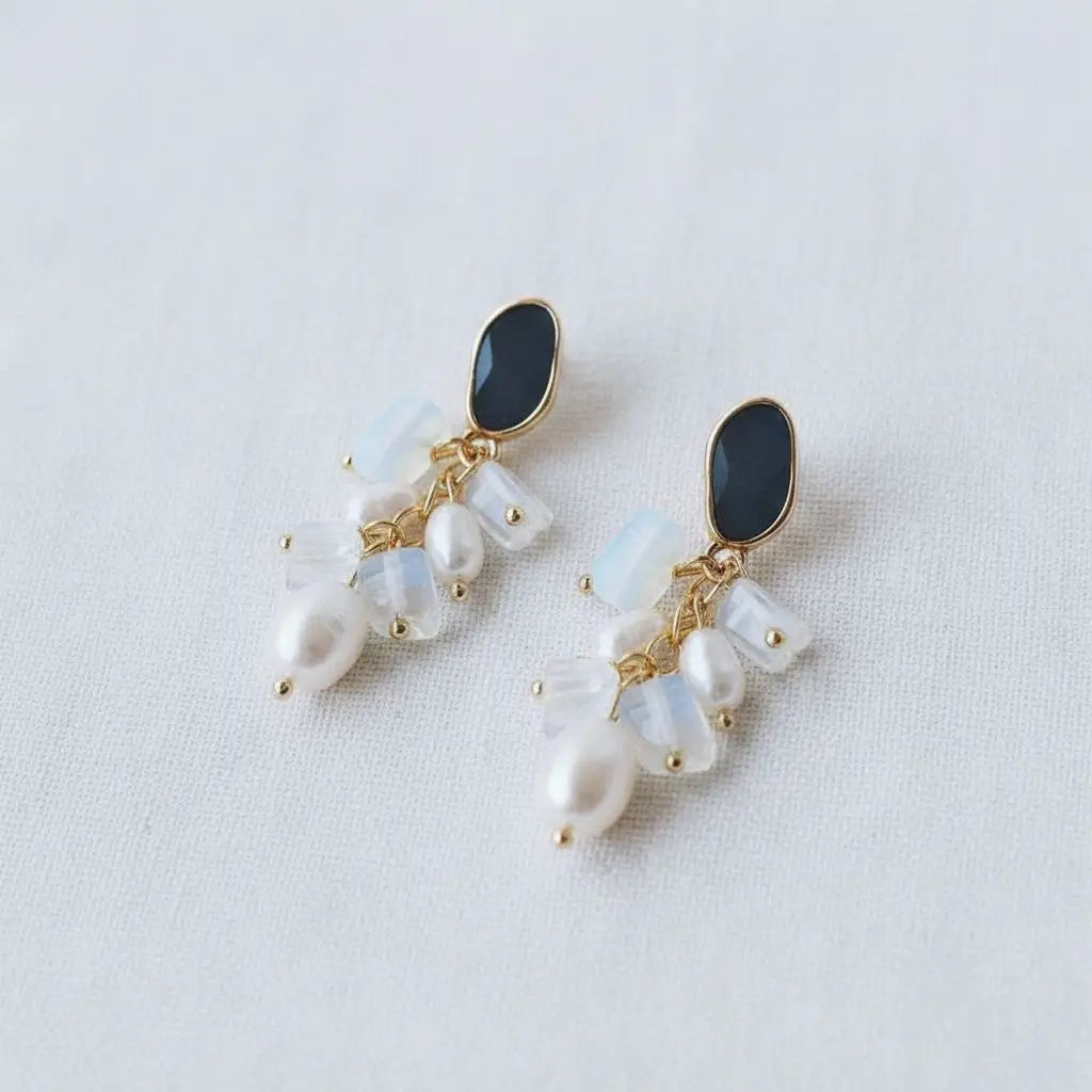 Dangle Earrings - Freshwater Pearl Tassel