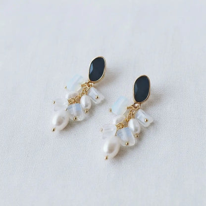 Dangle Earrings - Freshwater Pearl Tassel