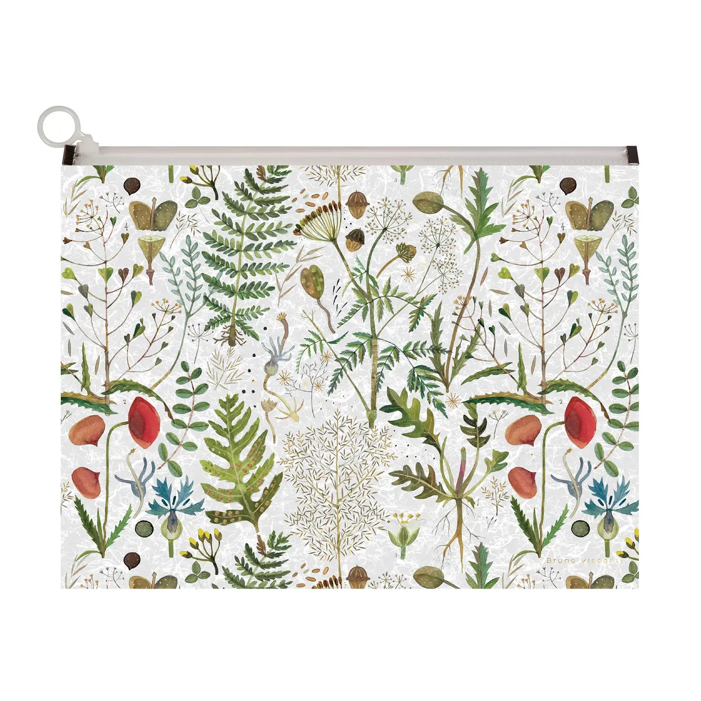 Zip Folder 12.5x10 - Flowers & Greens