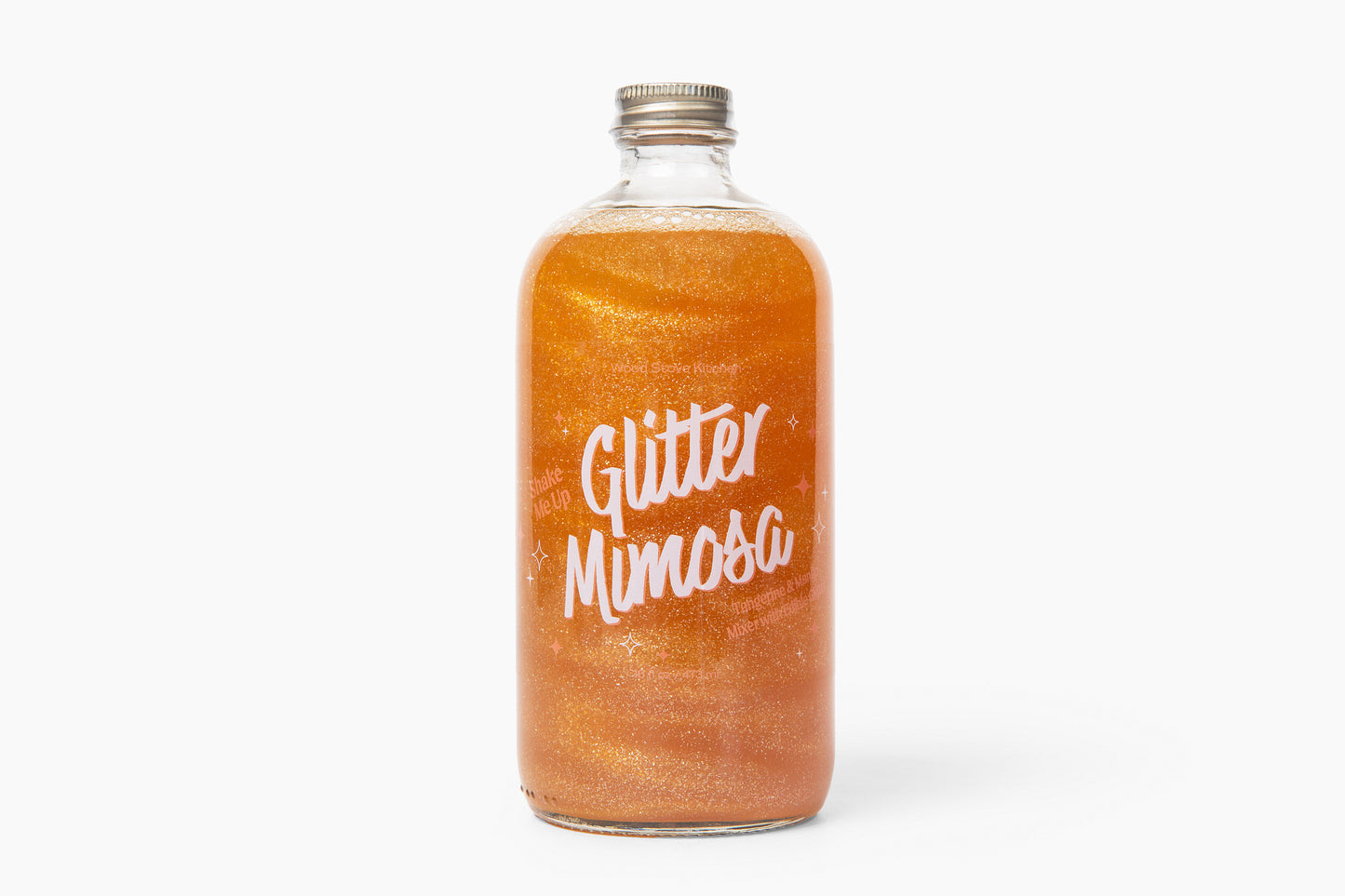 Cocktail and Mocktail Mixer 16oz - Glitter Mimosa