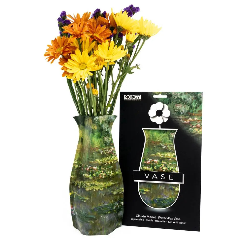 Expandable Flower Vase - Claude Monet Waterlilies