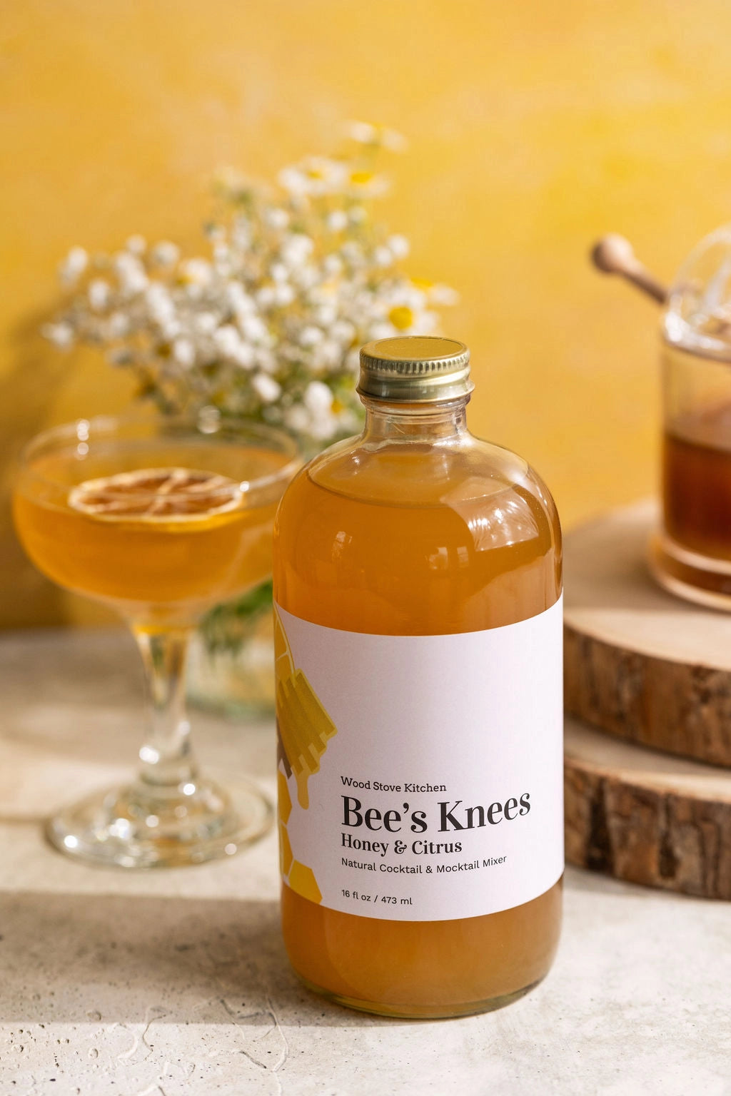 Cocktail and Mocktail Mixer 16oz - Bee's Knees
