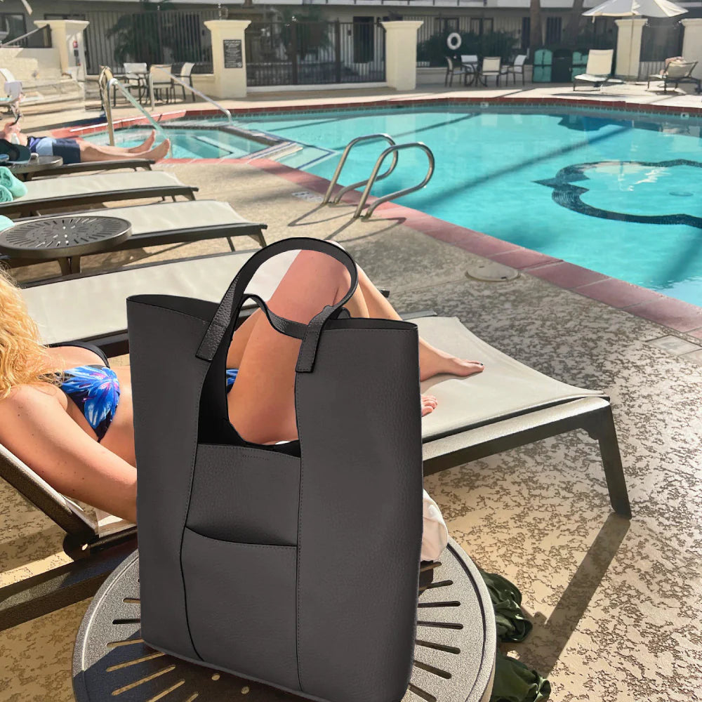 Dahlia 2-in-1 Tote - Black