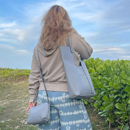 Dahlia 2-in-1 Tote - Smokey Blue