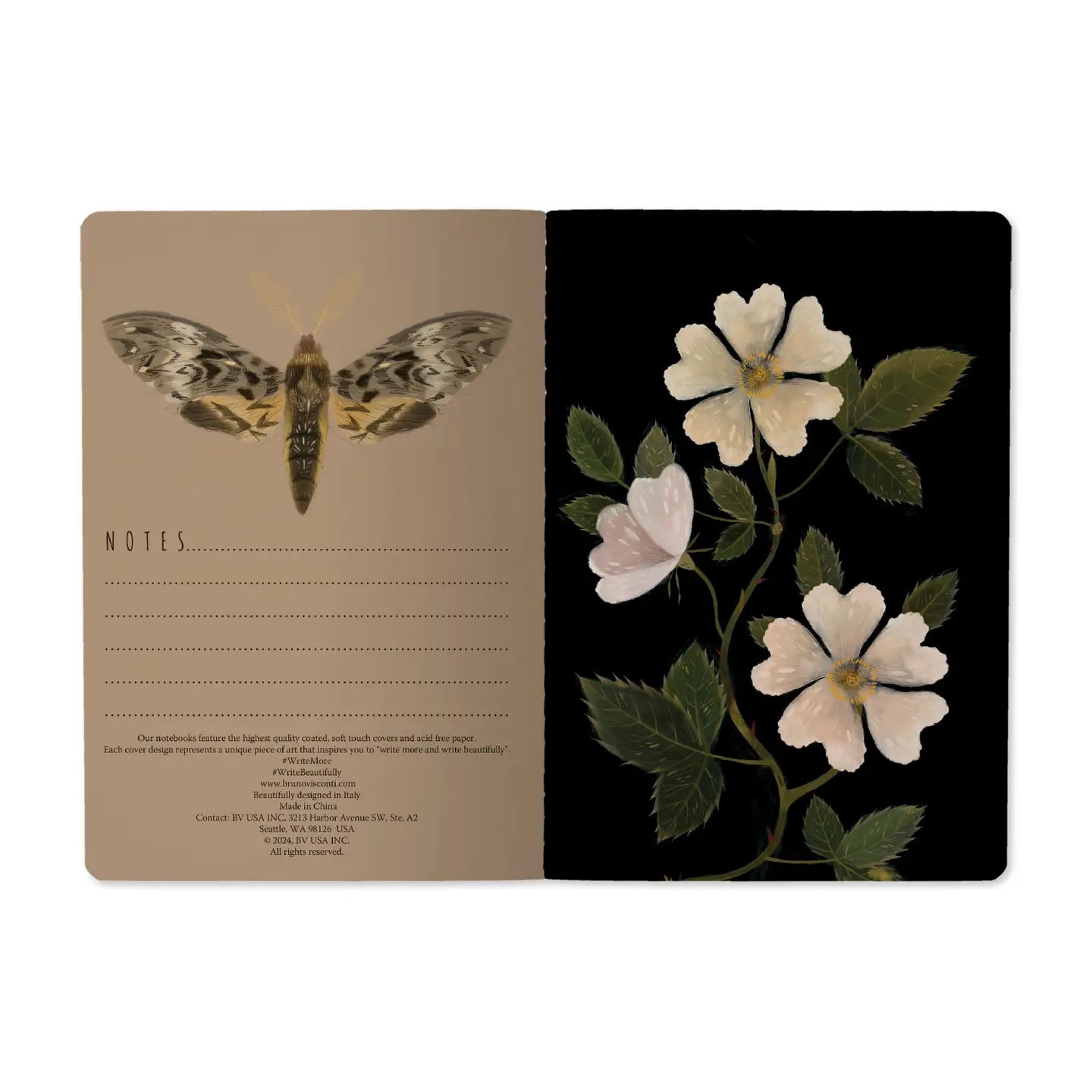 Notebook 8x6 - Night Garden