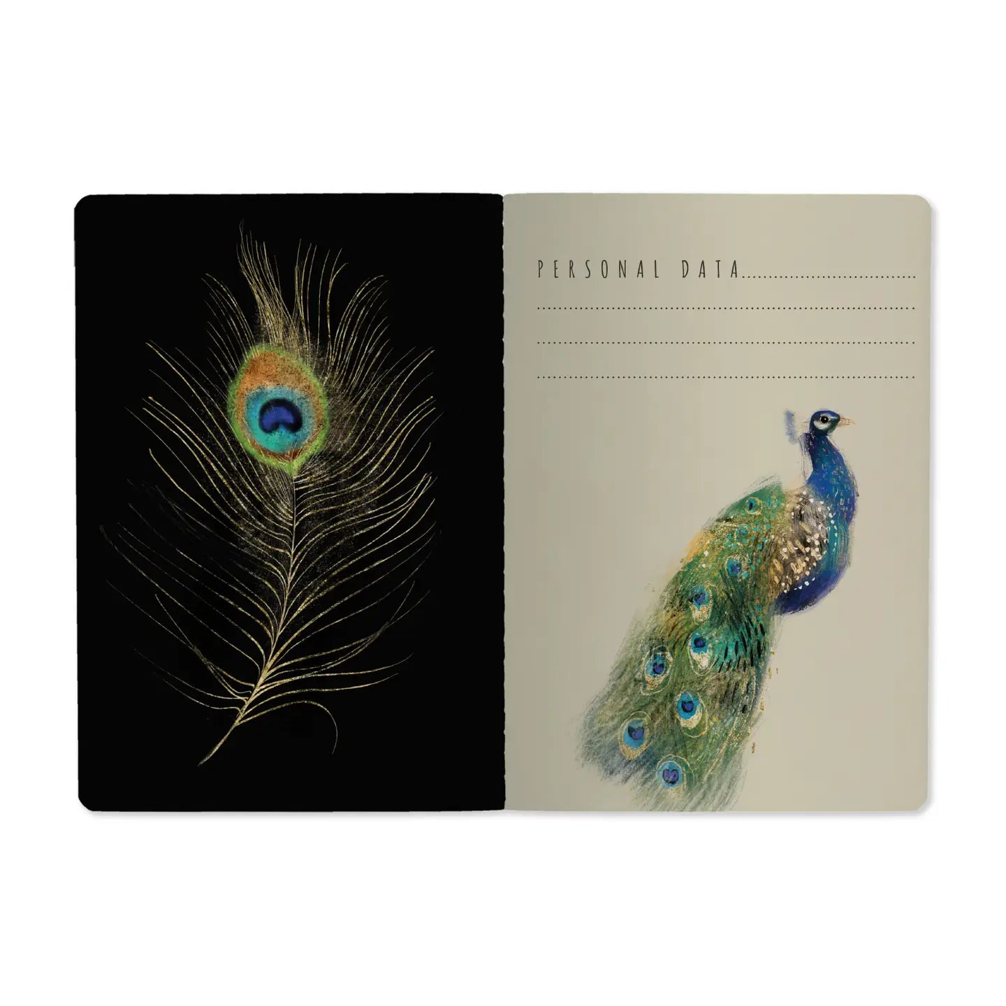 Notebook 8x6 - Magic Peacocks