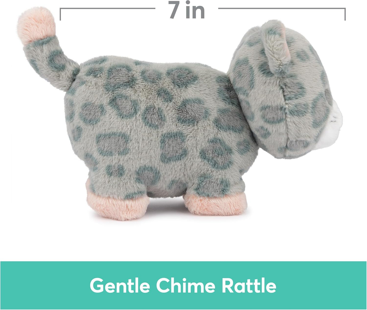 Safari Friends - Leopard with Chime 7in