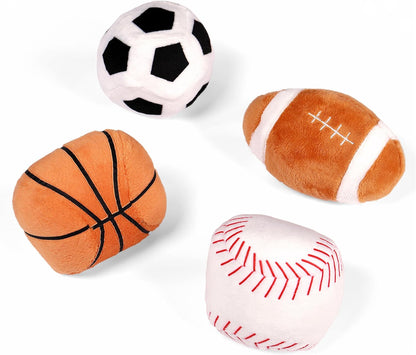 My First Sports Bag Stuffed Plush Playset 5 Piece 8"