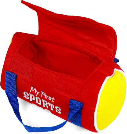 My First Sports Bag Stuffed Plush Playset 5 Piece 8"