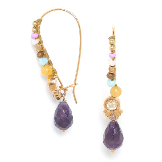 Earrings - Les Insep Amethyst