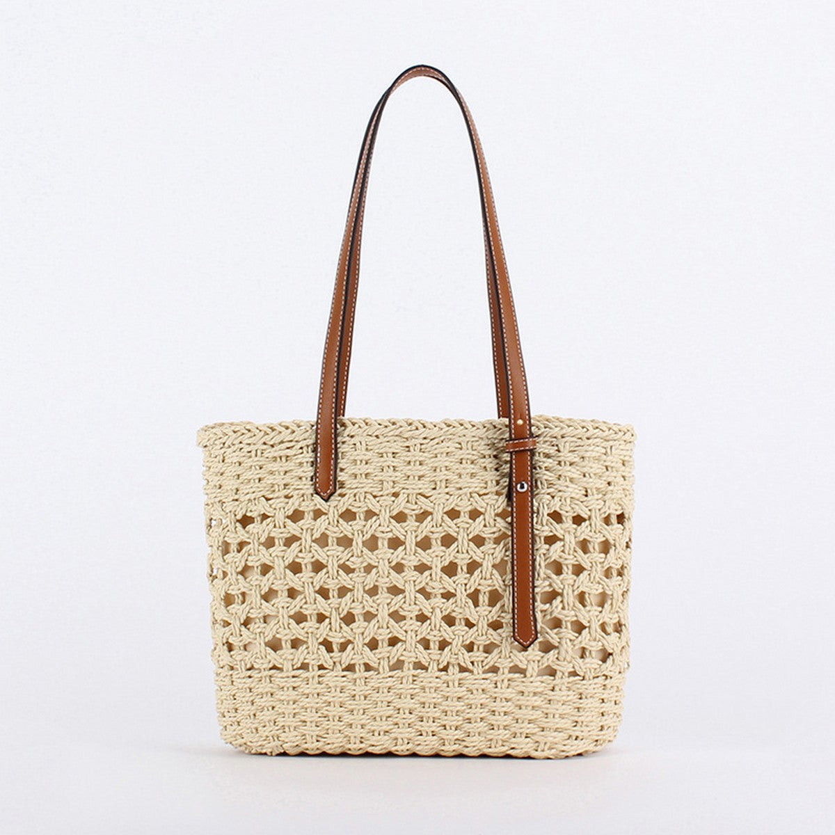 Hand-Woven Bag - Beige