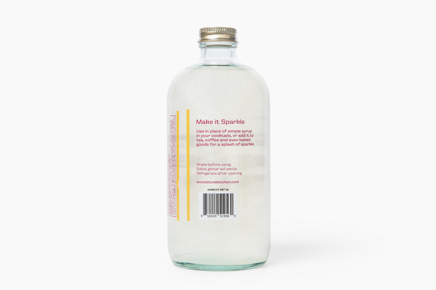 Cocktail and Mocktail Mixer 16oz - Glitter Simple Syrup