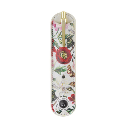 Bloom Travel Gel Pen with Sleeve - Red