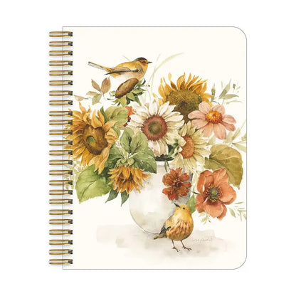 Spiral Medium Notebook - Sunflower