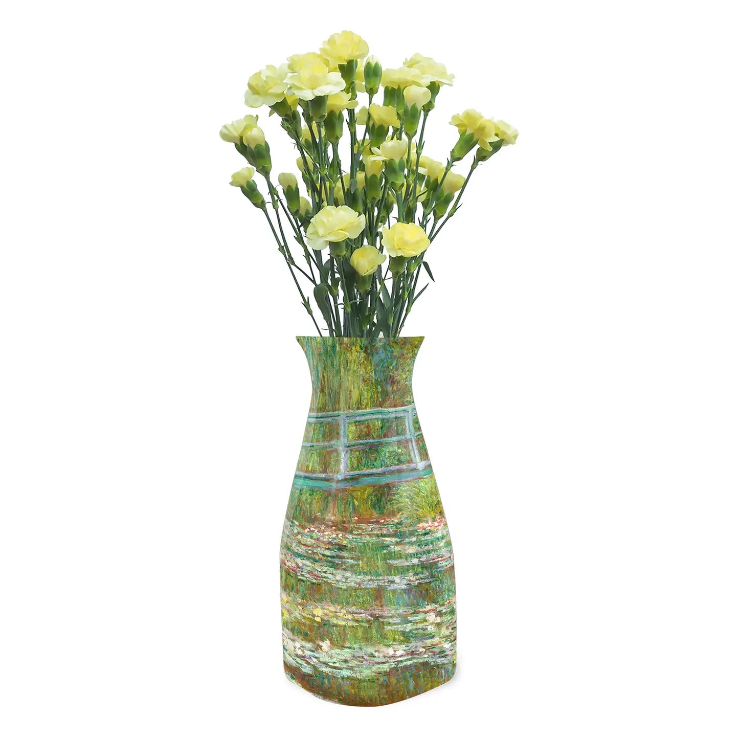 Expandable Flower Vase - Monet Water Lily Pond