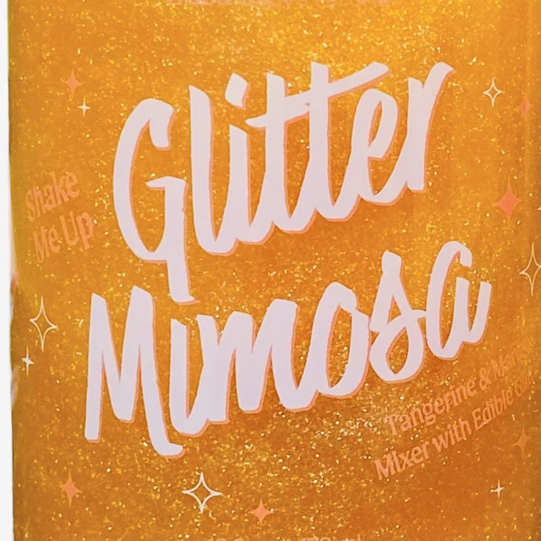 Cocktail and Mocktail Mixer 16oz - Glitter Mimosa