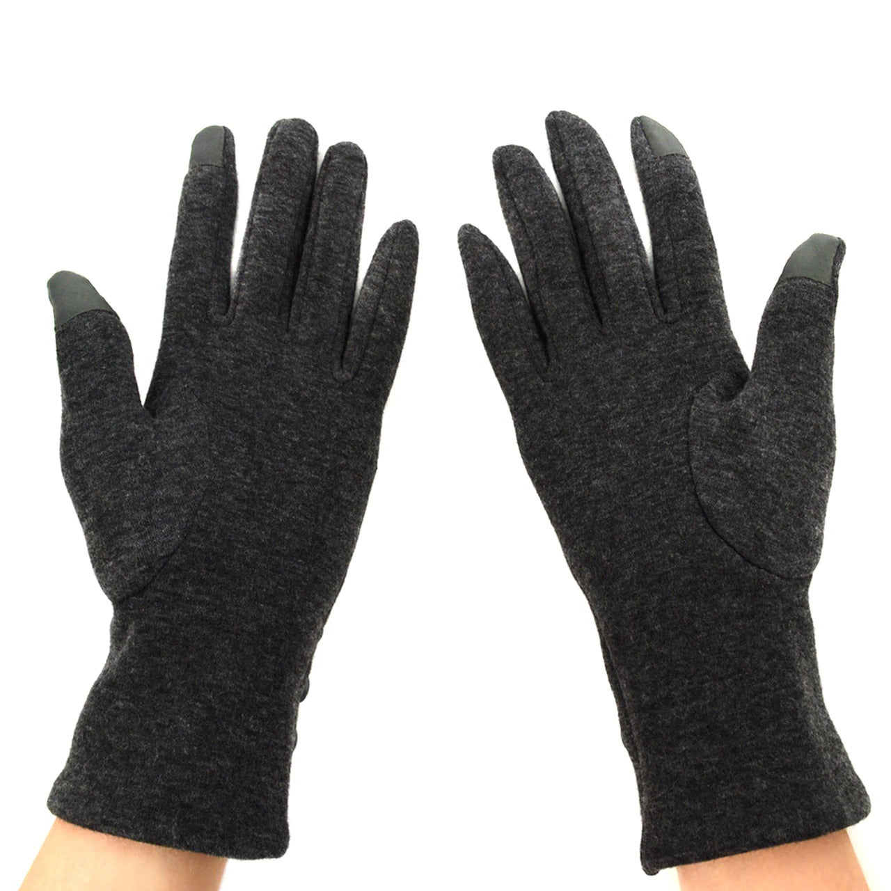 Woman's Winter Gloves - Dark Navy W Buttons (LG)