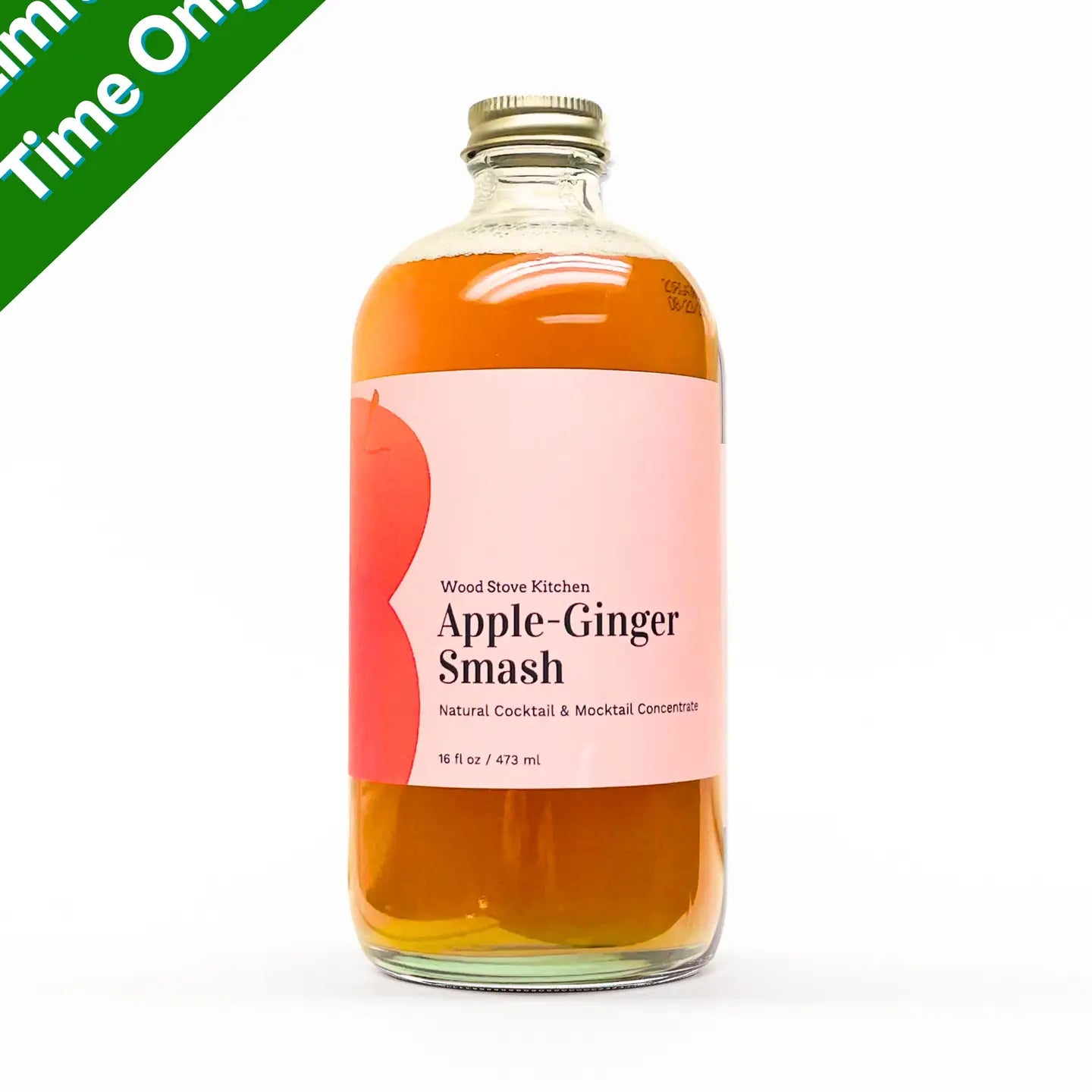 Cocktail and Mocktail Mixer 16oz - Apple-Ginger Smash