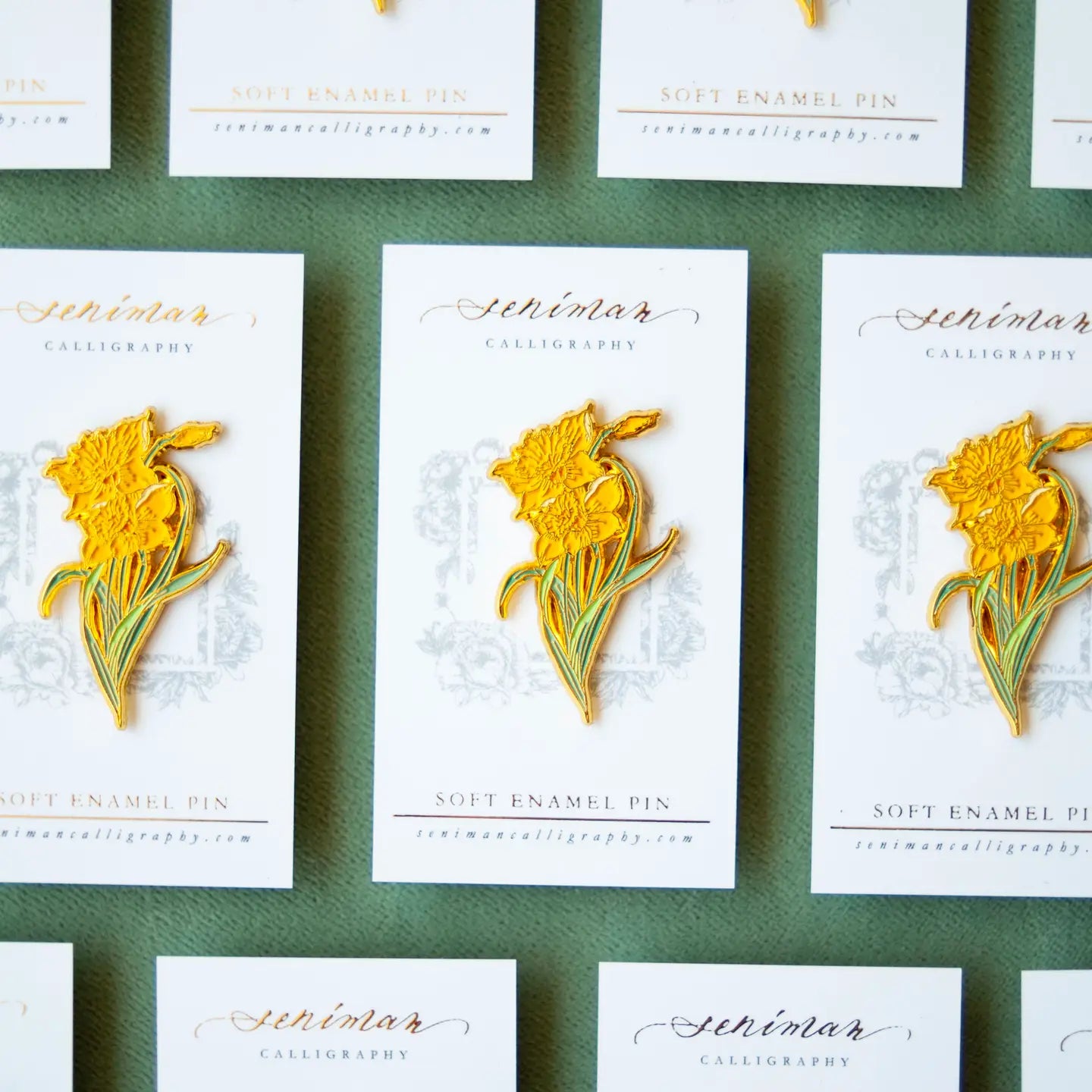 Enamel Pin - Yellow Daffodil