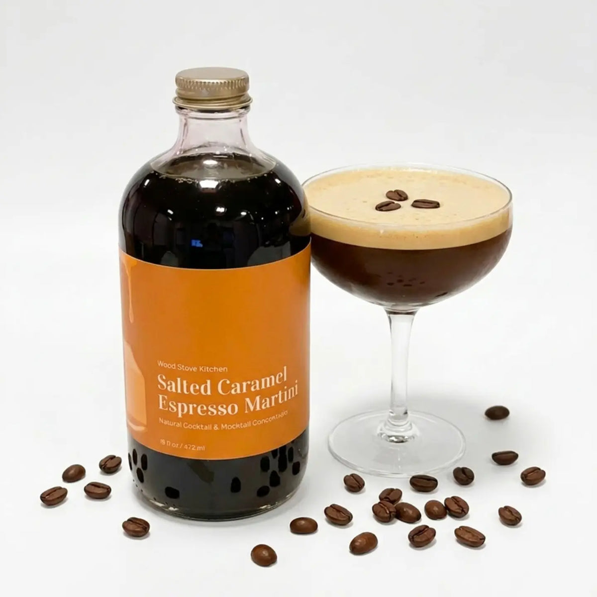 Cocktail and Mocktail Mixer 16oz - Salted Caramel Espresso