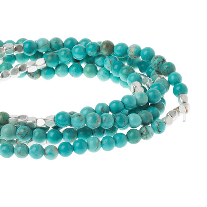 Scout Stone Wrap - Turquoise/Silver - Stone of the Sky