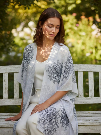 Kimono - Grey Dandelion