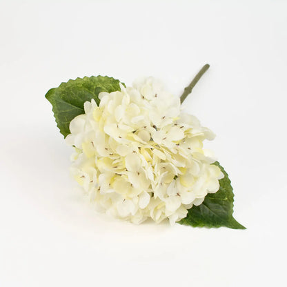 Faux Hydrangea 13in - Cream