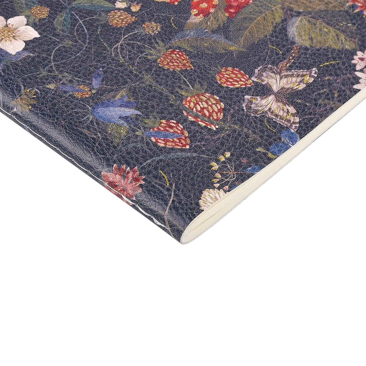 Vegan Leather Notebook 6x8 - Forest Flowers