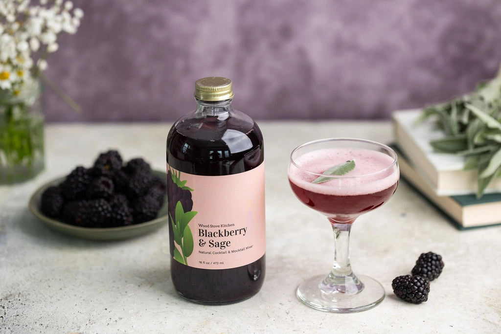 Cocktail and Mocktail Mixer 16oz - Blackberry & Sage
