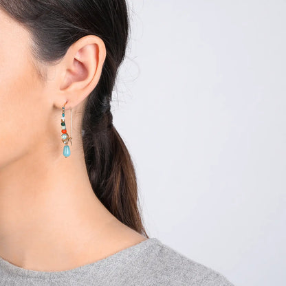 Earrings - Les Insep Amazonite