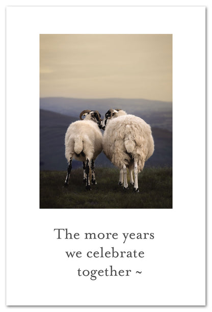 Cardthartic - Sheep Couple (Anniversary-to-Spouse)