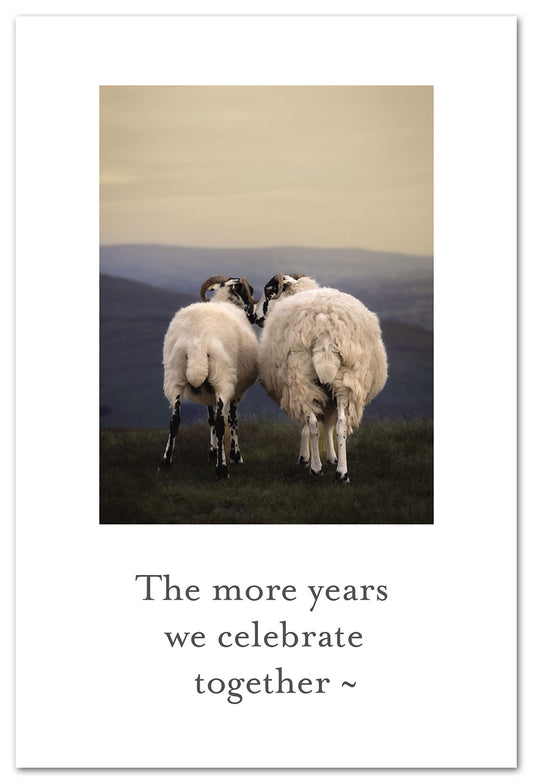 Cardthartic - Sheep Couple (Anniversary-to-Spouse)