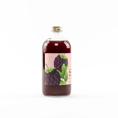 Cocktail and Mocktail Mixer 16oz - Blackberry & Sage
