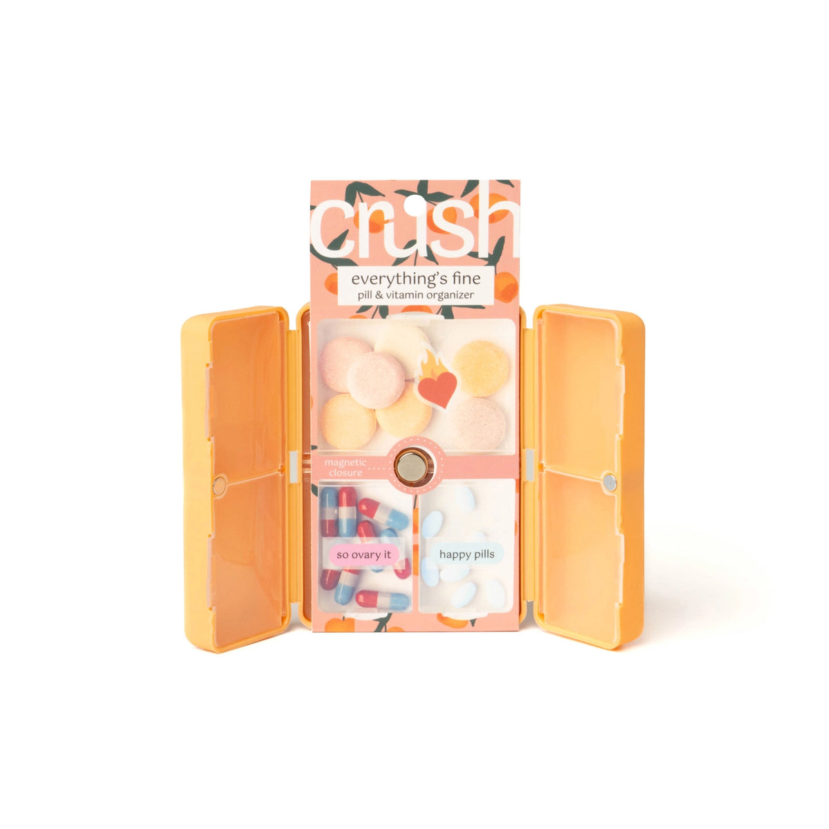 Pill & Vitamin Case - Peach