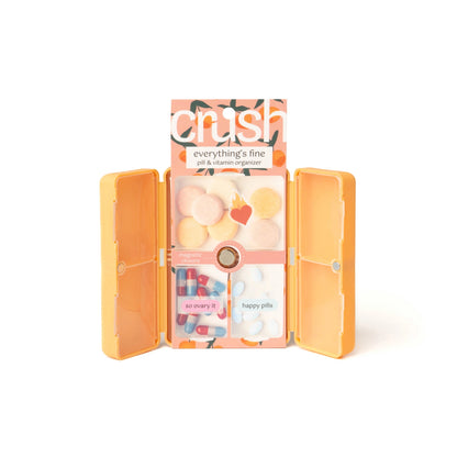 Pill & Vitamin Case - Peach