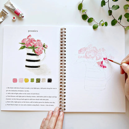 Watercolor Workbook - Bouquets