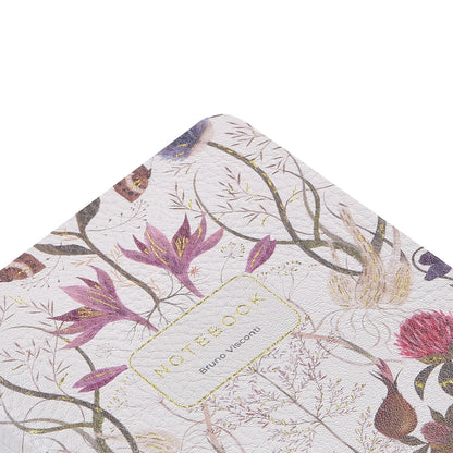 Vegan Leather Passport Notebook - Symmetrical Flora