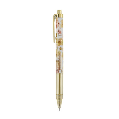 Bloom Travel Gel Pen with Sleeve - Pink