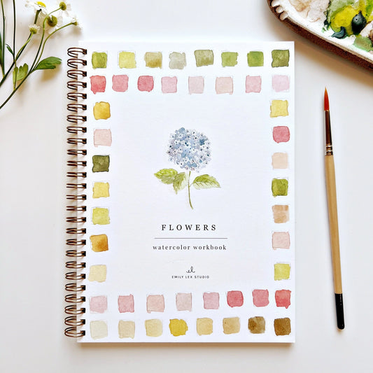 Watercolor Workbook - Flowers