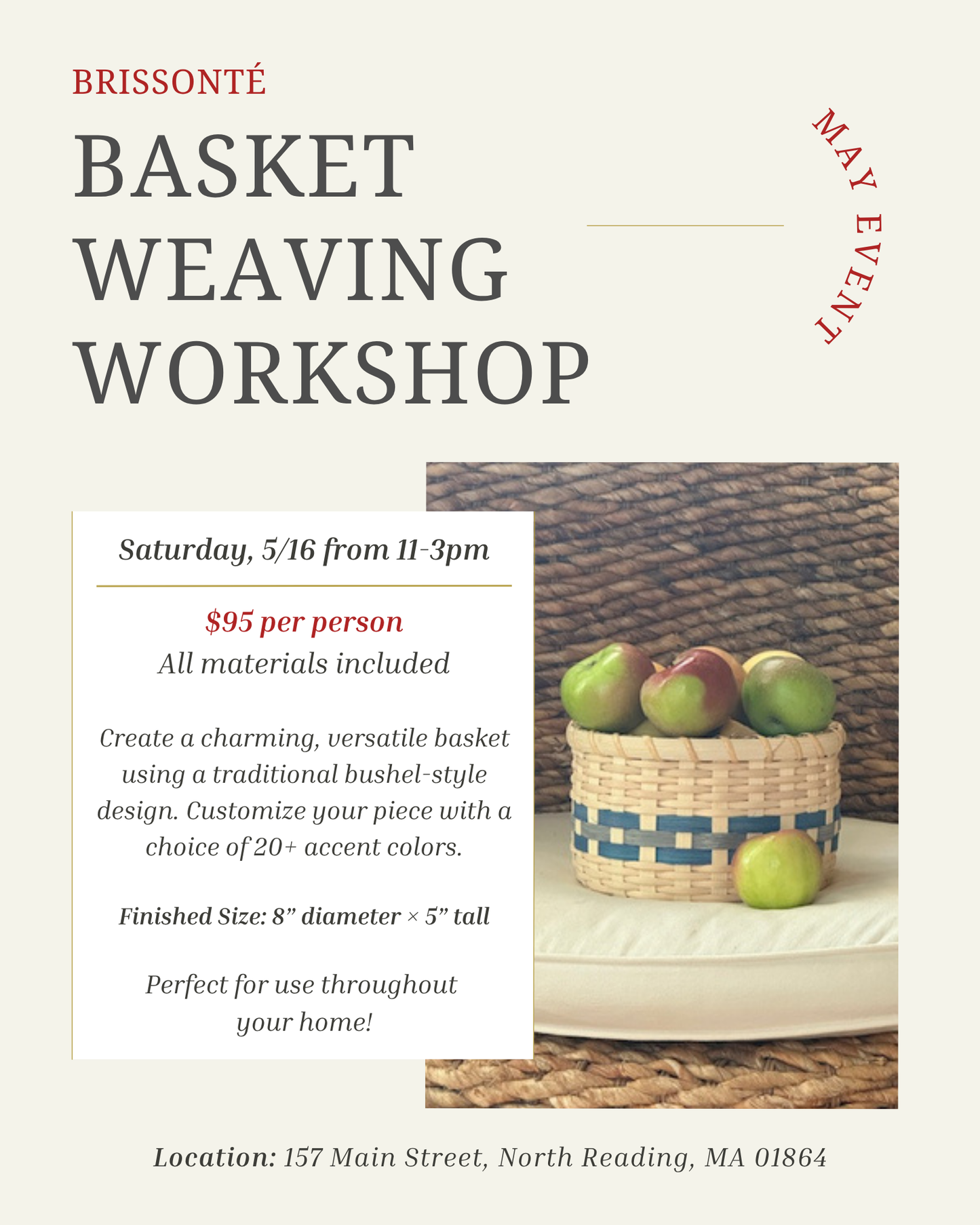 Basket Weaving Workshop