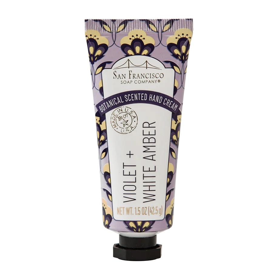 Botanical Hand Cream - Violet & White Amber