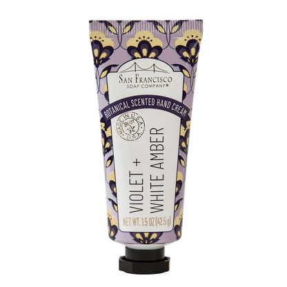 Botanical Hand Cream - Violet & White Amber