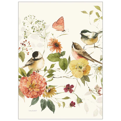 Gratitude Gatefold Journal - Nature Floral with Birds