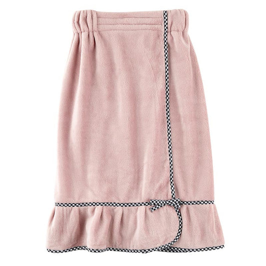 Spa Wrap with Ruffle - Dusty Rose
