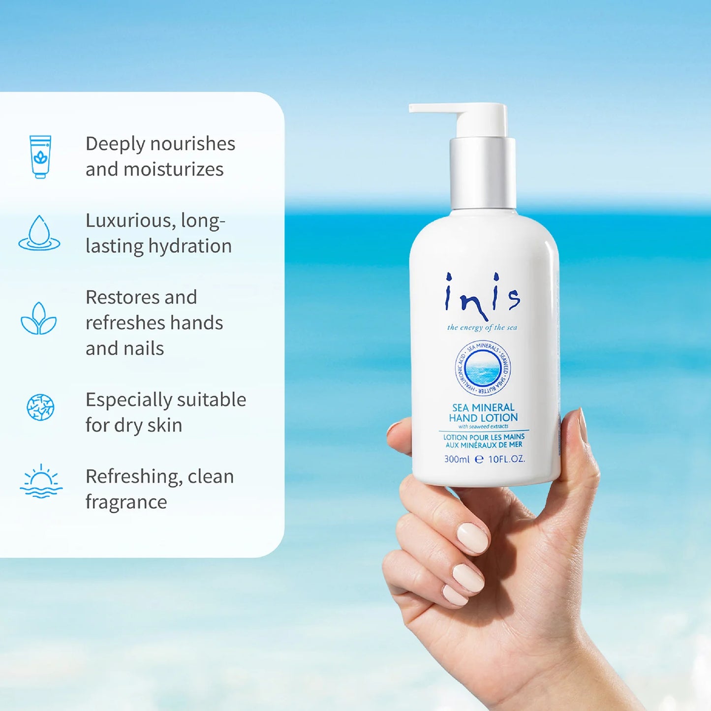 Inis Sea Mineral Hand Lotion 10 fl. oz.