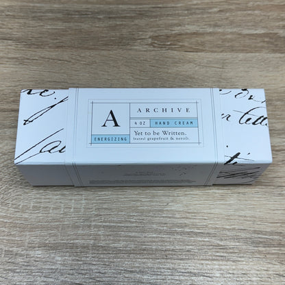 Archive Hand Cream - Yet To Be Written