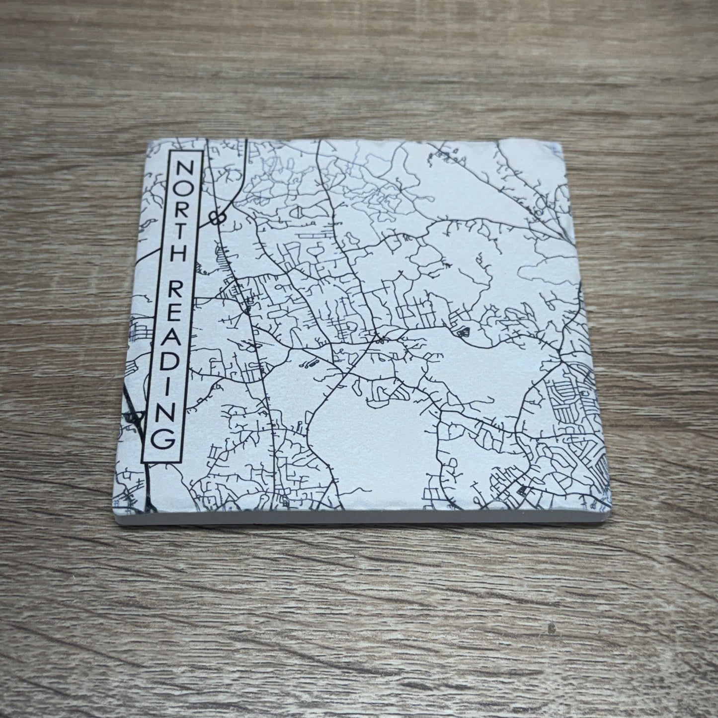 Ceramic Coaster - Map North Reading