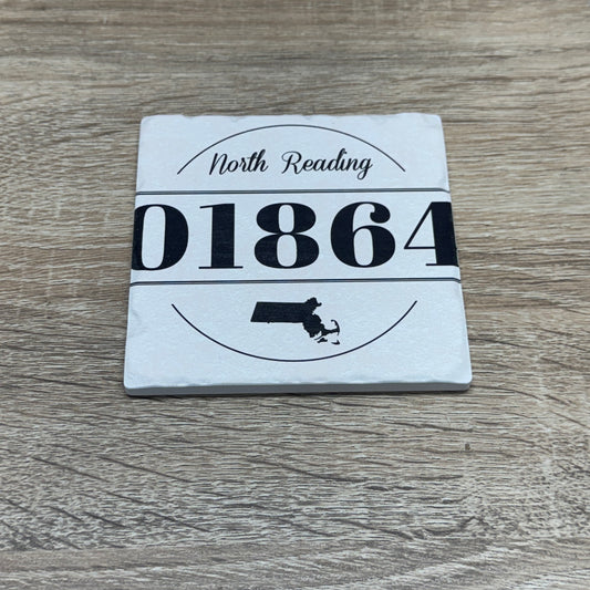 Ceramic Coaster - North Reading 01864