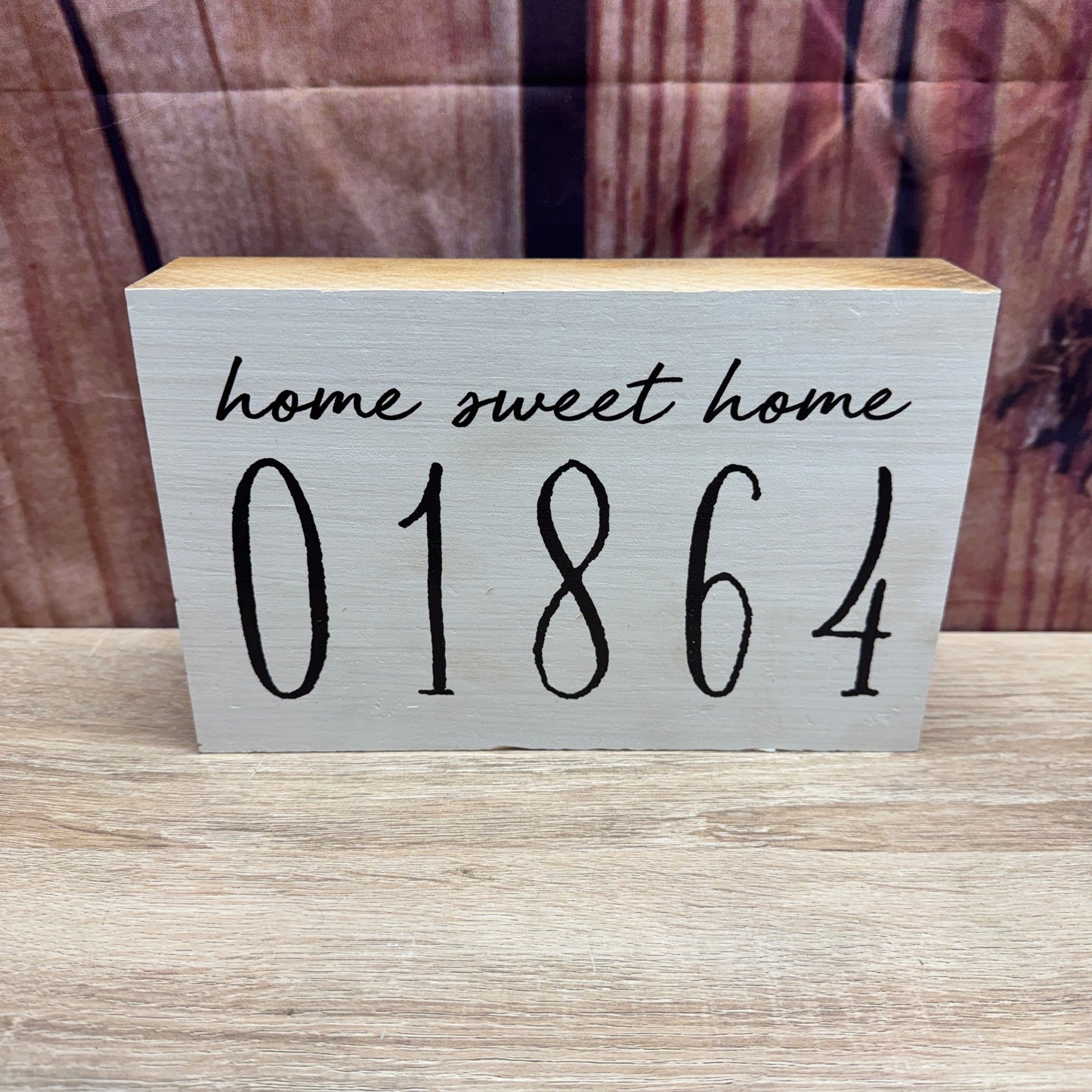Decorative Wooden Block - 01864 Home Sweet Home