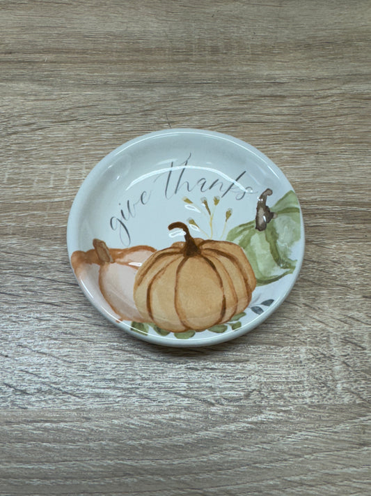 Tidbit Dish 4in - Give Thanks